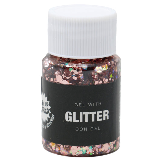 Bote de Glitter en Gel Rosa