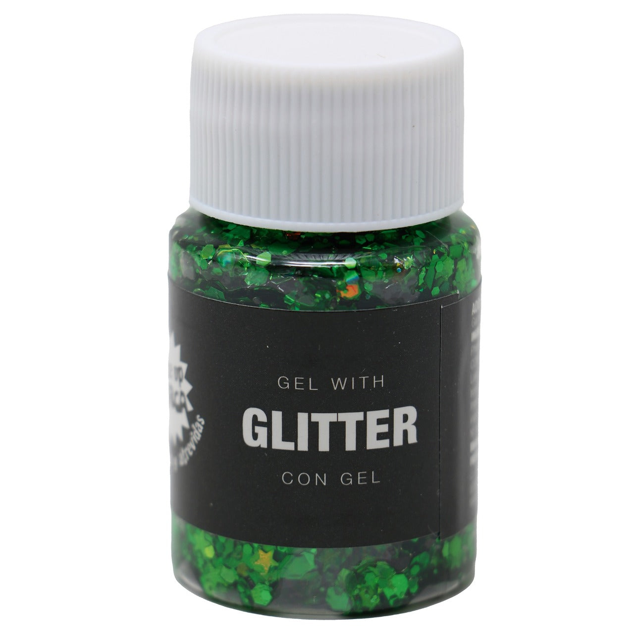 Bote de Glitter en Gel Verde