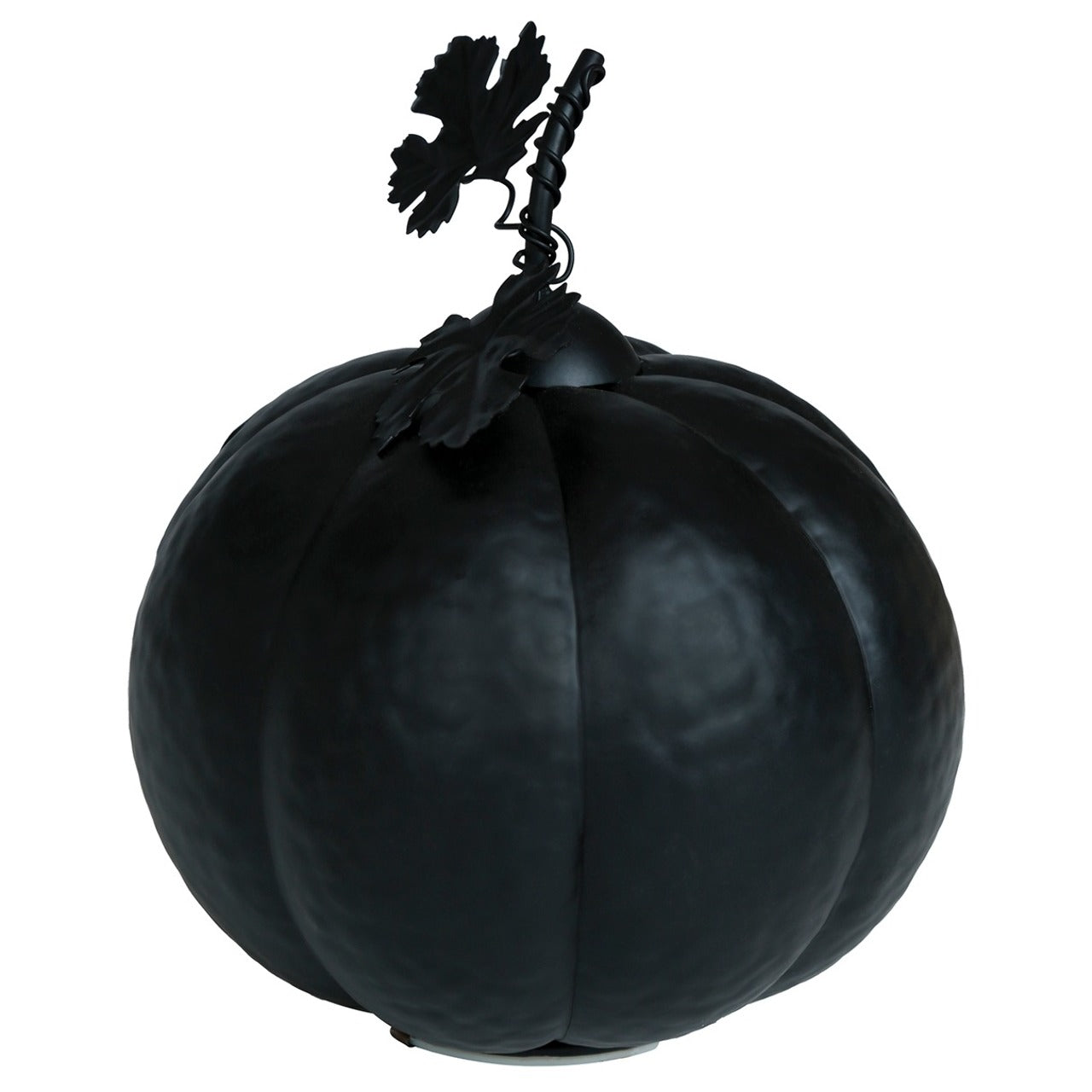 Calabaza Metálica Negra Luminosa