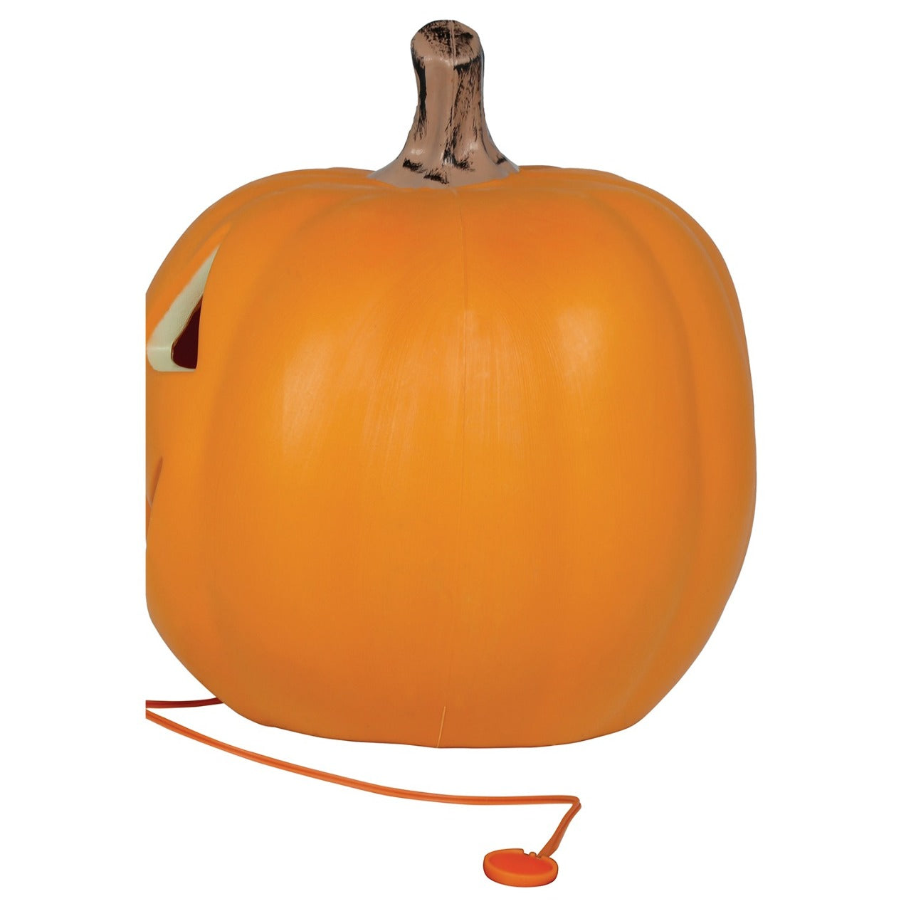 Calabaza Naranja Siniestra con Luz