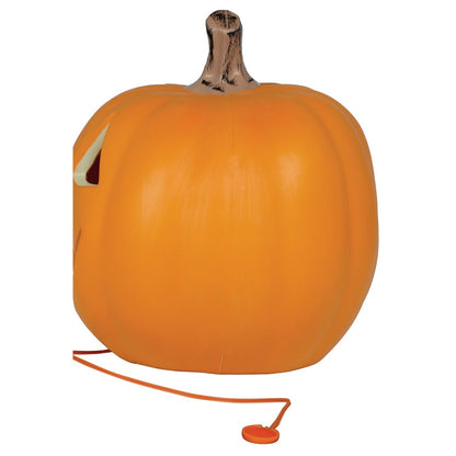 Calabaza Naranja Siniestra con Luz