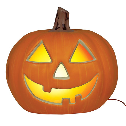 Calabaza Sonriente con Luz