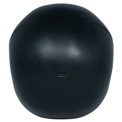 Calavera Negra Luminosa con Humo