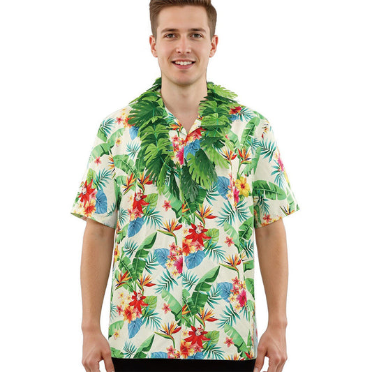 Camisa Hawaiana Floral Hibiscos