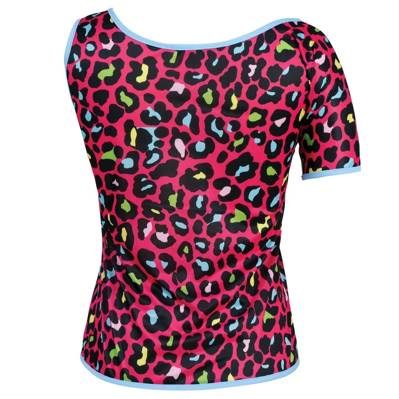 Camiseta de Años 80 Leopardo