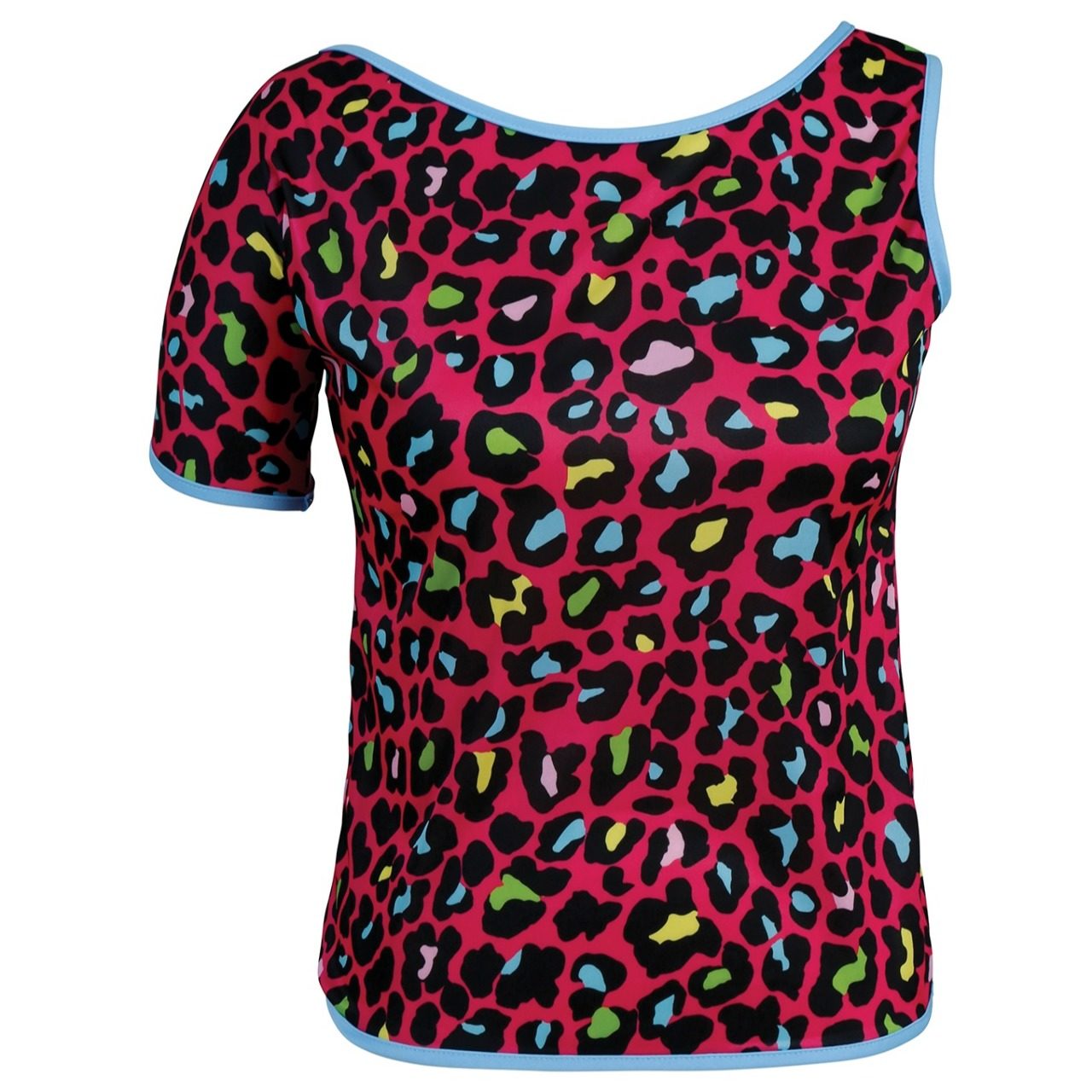 Camiseta de Años 80 Leopardo