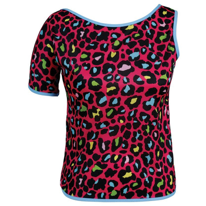 Camiseta de Años 80 Leopardo