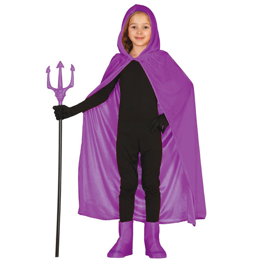 Capa Lila con Capucha Terciopelo 100cm