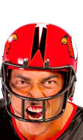 Casco Rugby Rojo