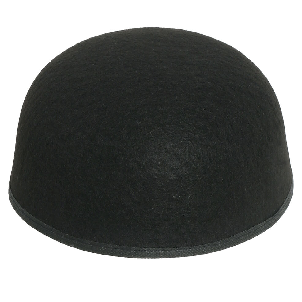 Casquete Negro de Fieltro