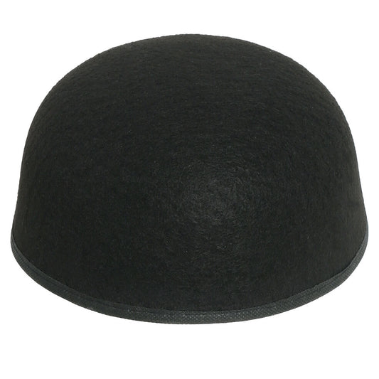 Casquete Negro de Fieltro