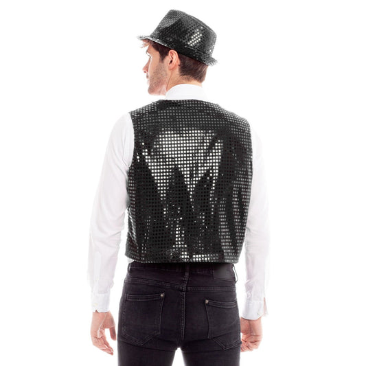 Chaleco de Lentejuelas Negro Eco