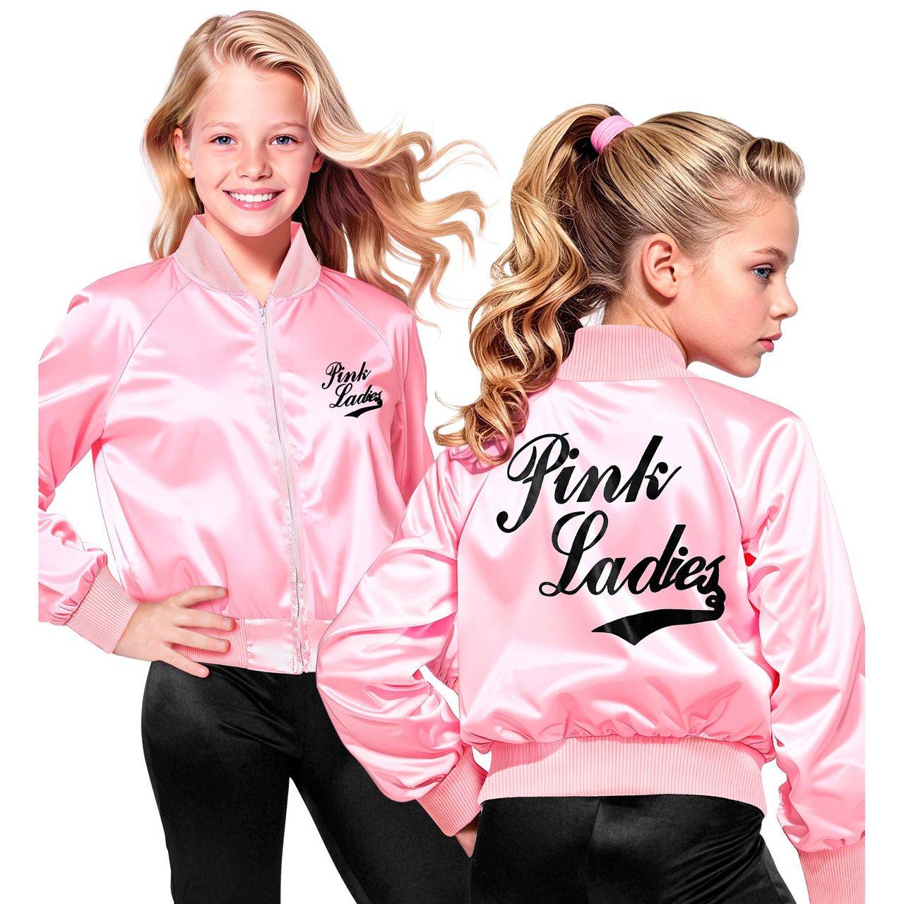 Chaqueta de Pink Lady Grease infantil