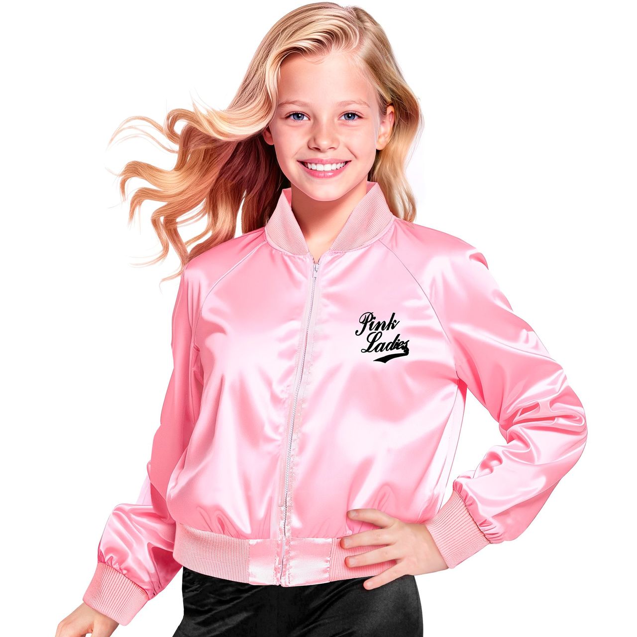 Chaqueta de Pink Lady Grease infantil
