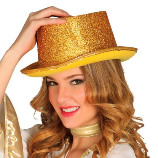 Chistera Dorada Escarcha Deluxe