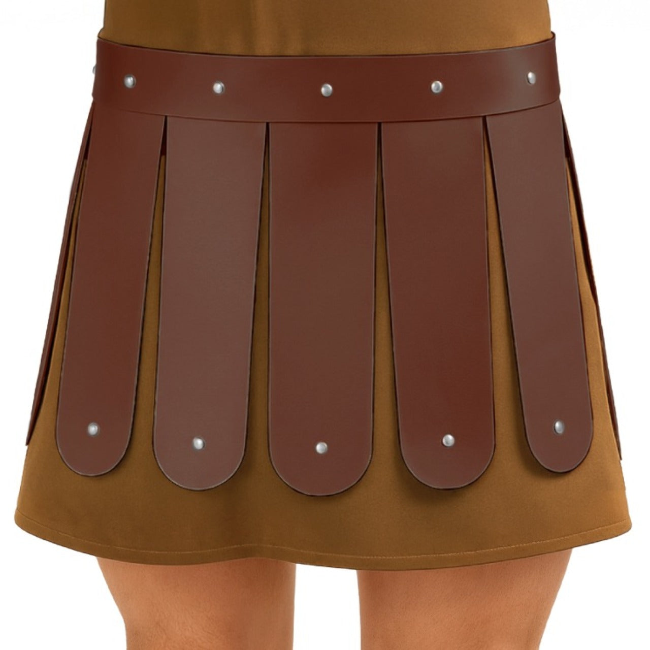 Cinturón Falda de Gladiador Romano Marrón