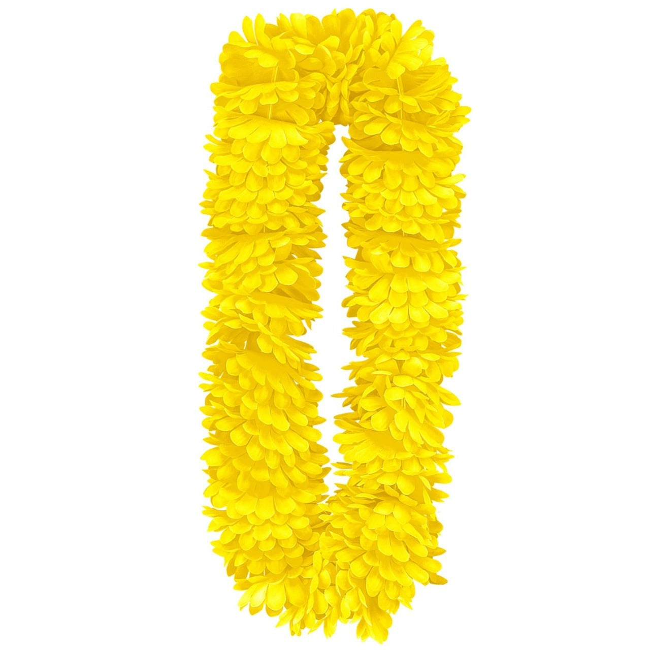 Collar Hawaiano Amarillo Deluxe