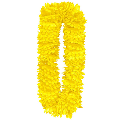 Collar Hawaiano Amarillo Deluxe