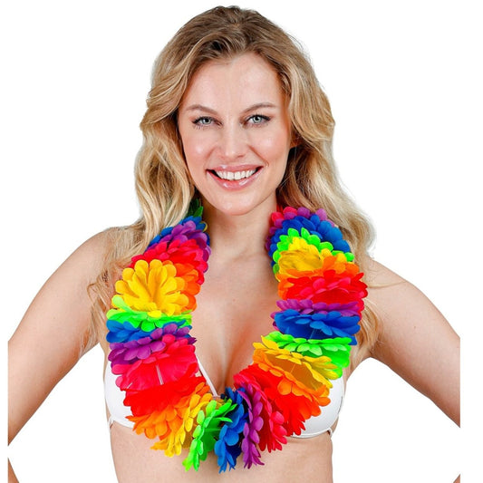 Collar Hawaiano Arcoíris