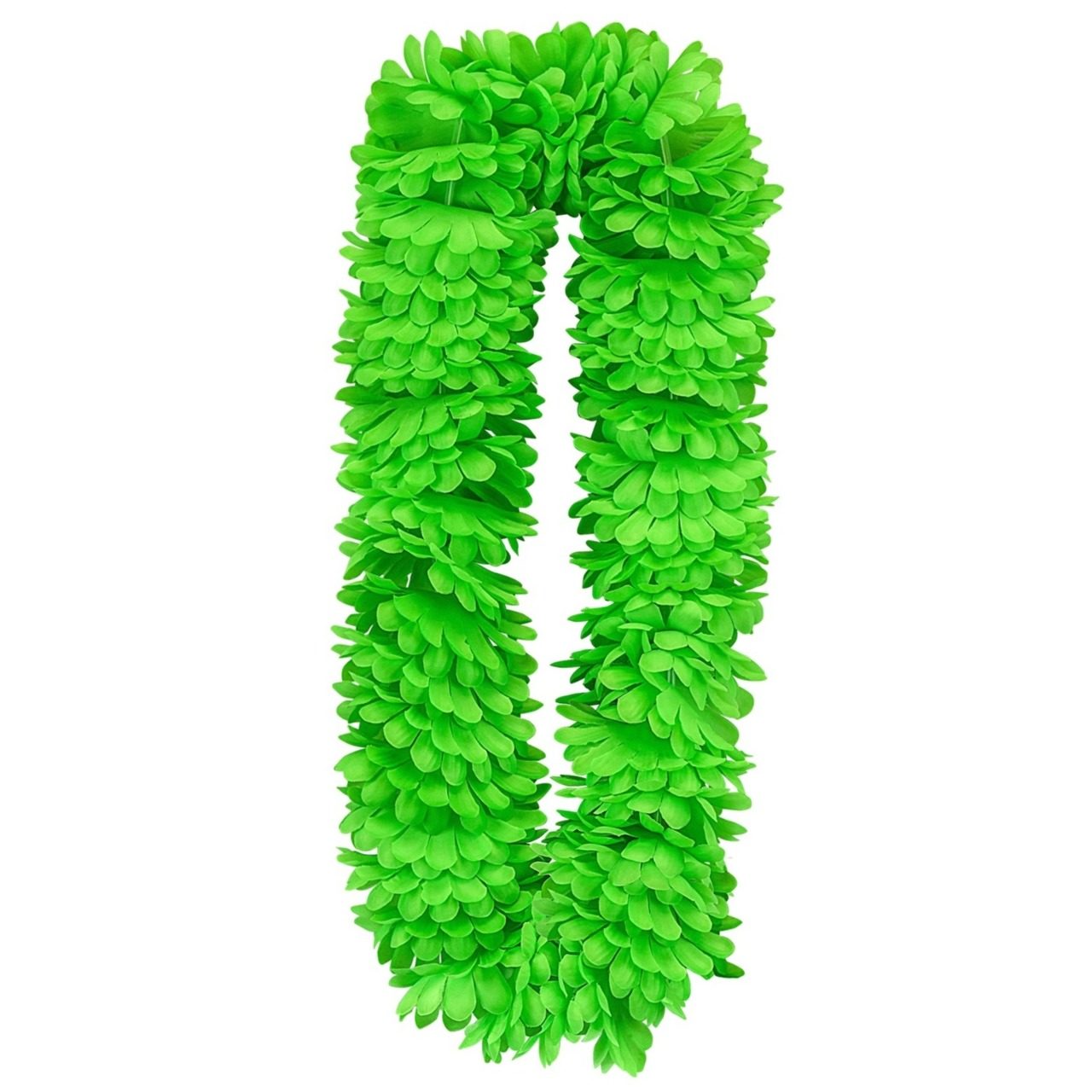 Collar Hawaiano Verde Deluxe