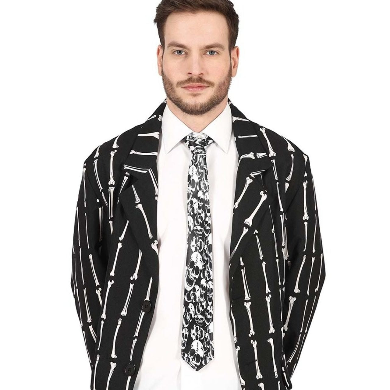 Corbata de Calaveras Siniestras