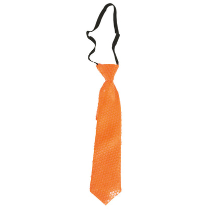 Corbata Naranja Lentejuelas
