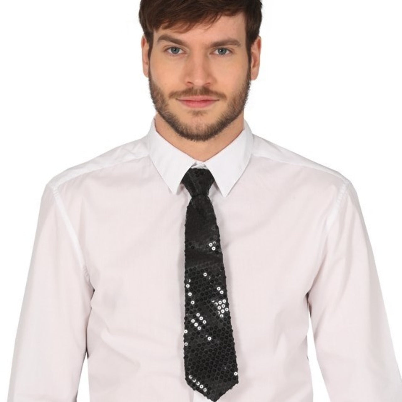 Corbata Negra Lentejuelas