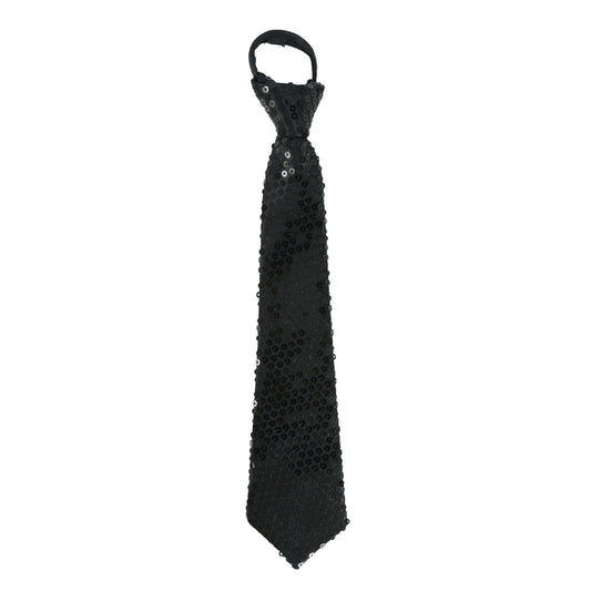 Corbata Negra Lentejuelas