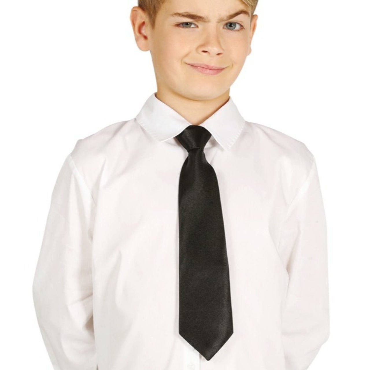Corbata Negra Tela infantil