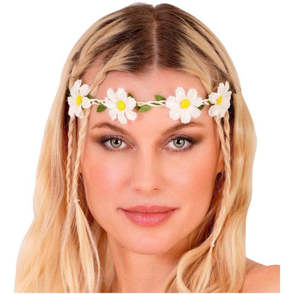 Corona de Flores Blancas Clásica