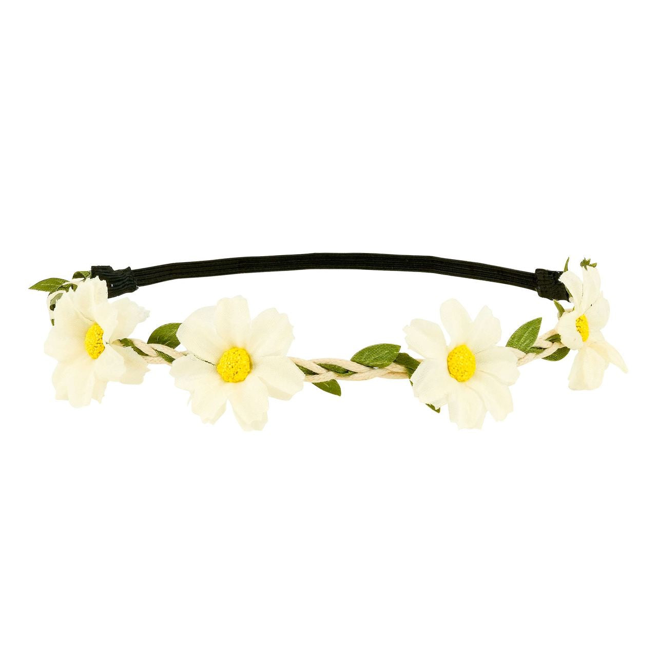 Corona de Flores Blancas Clásica