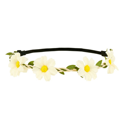 Corona de Flores Blancas Clásica