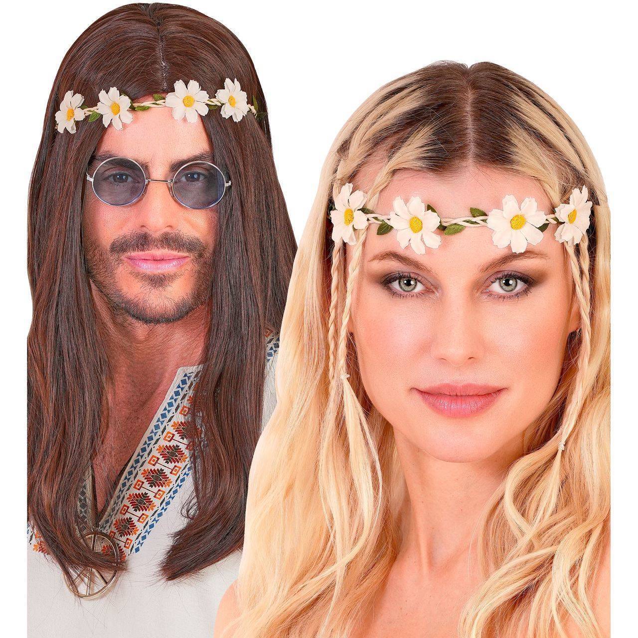 Corona de Flores Blancas Clásica