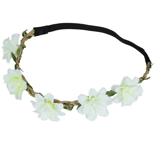 Corona de Flores Blancas Pequeñas