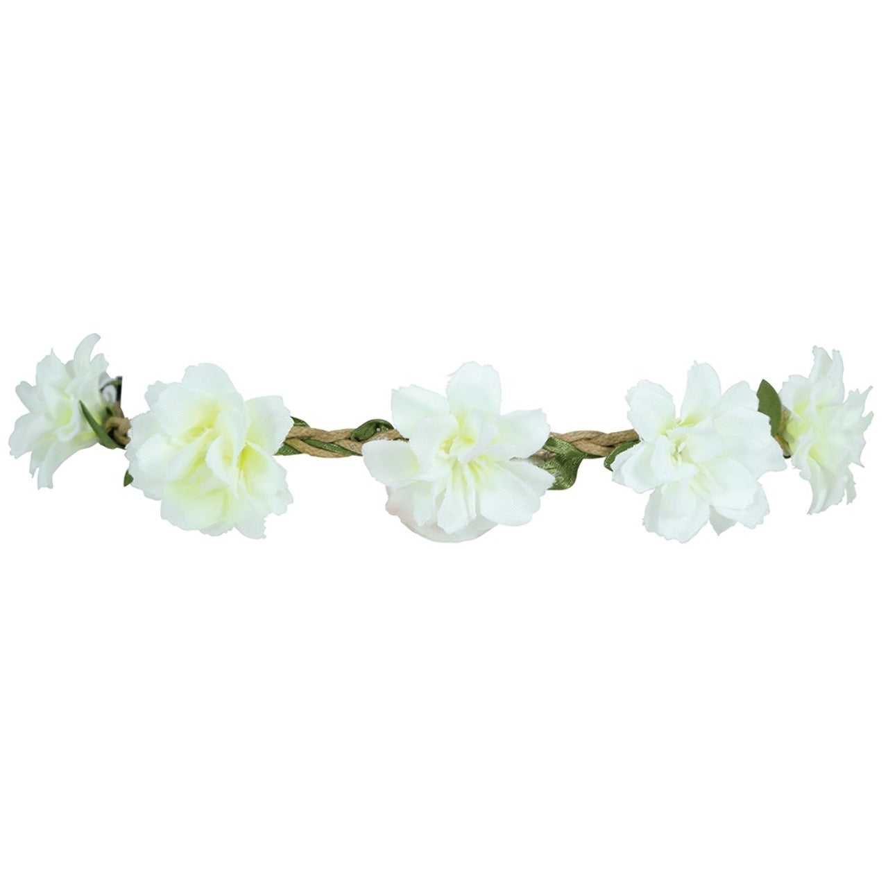 Corona de Flores Blancas Pequeñas