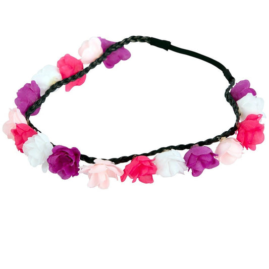 Corona de Flores Medieval Rosas