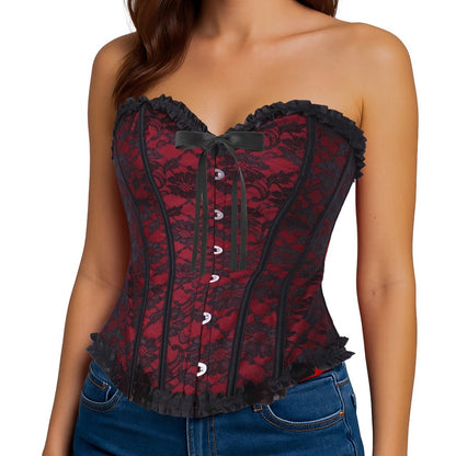 Corset Burdeos Corazón