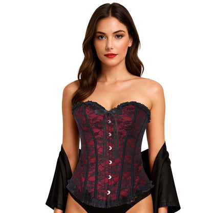 Corset Burdeos Corazón
