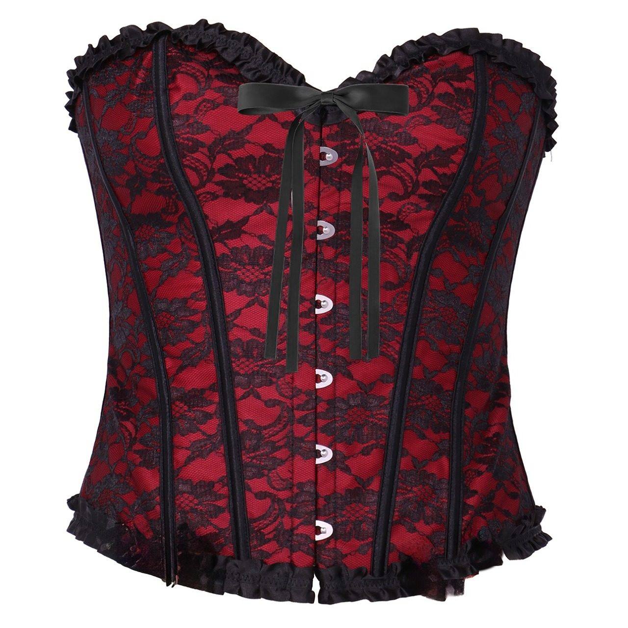 Corset Burdeos Corazón