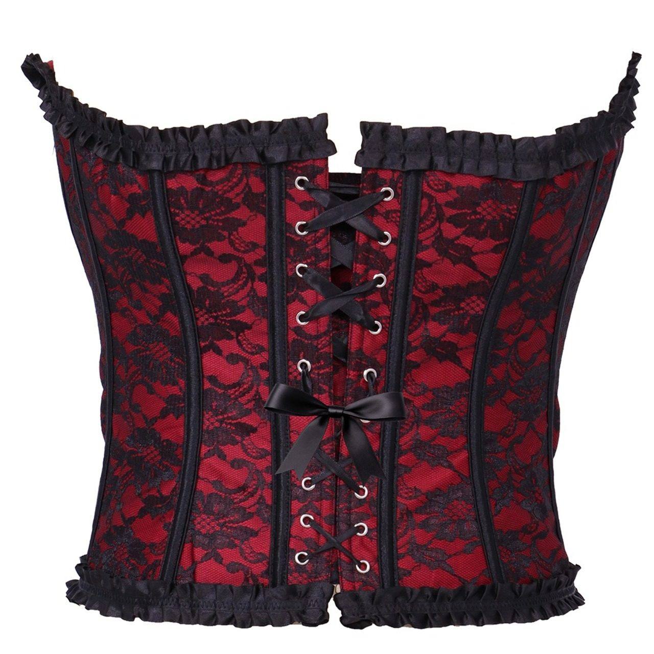 Corset Burdeos Corazón