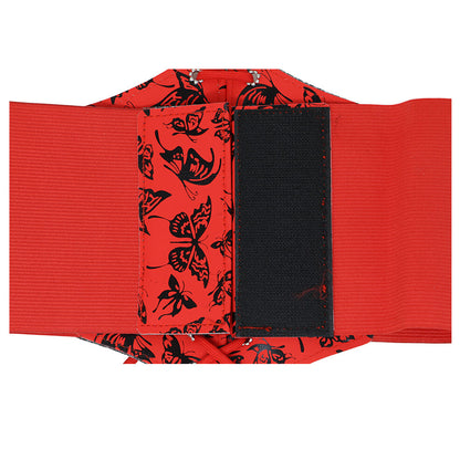 Corset Rojo Mariposas