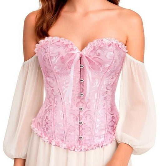 Corset Rosa Palacio con Lazo
