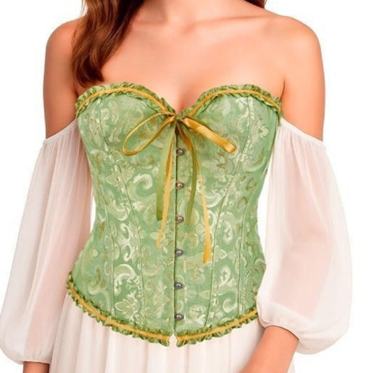 Corset Verde Palacio con Lazo