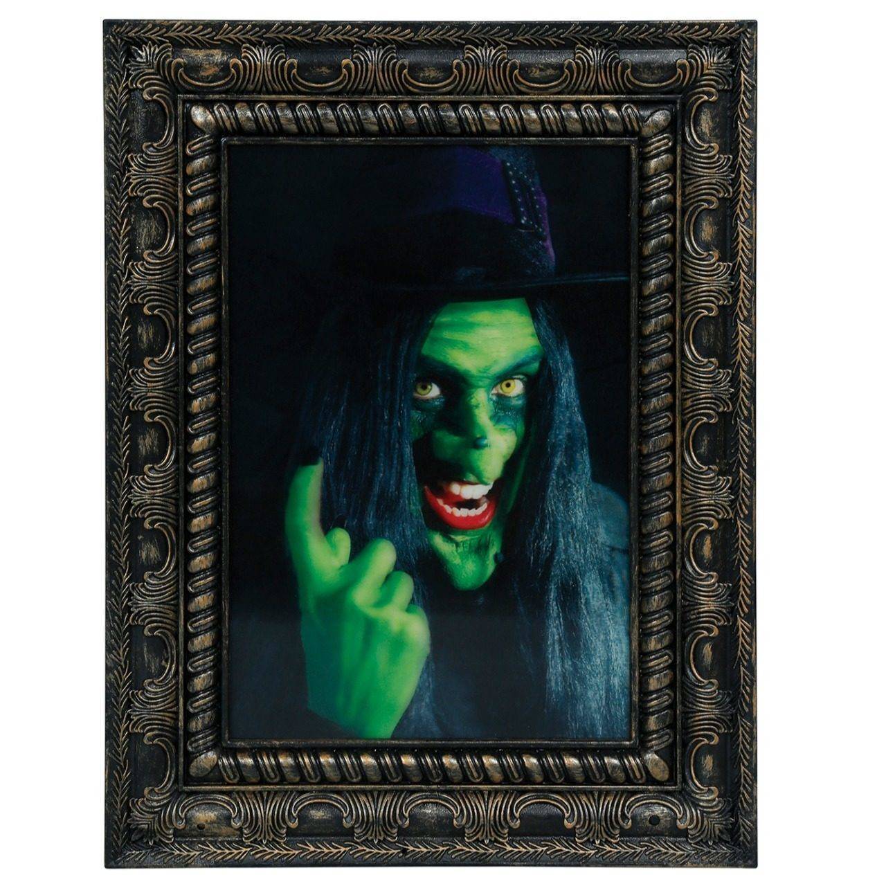 Cuadro de Bruja Animado