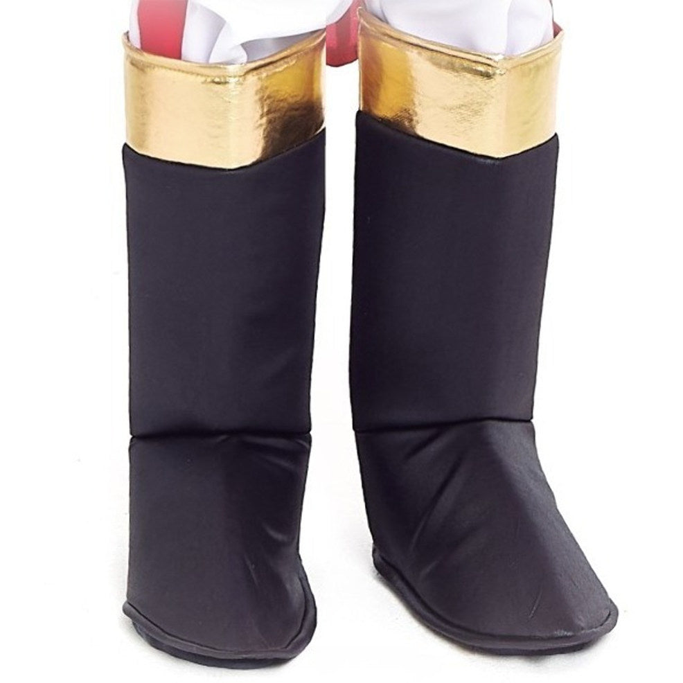 Cubrebotas Negro y Dorado infantil