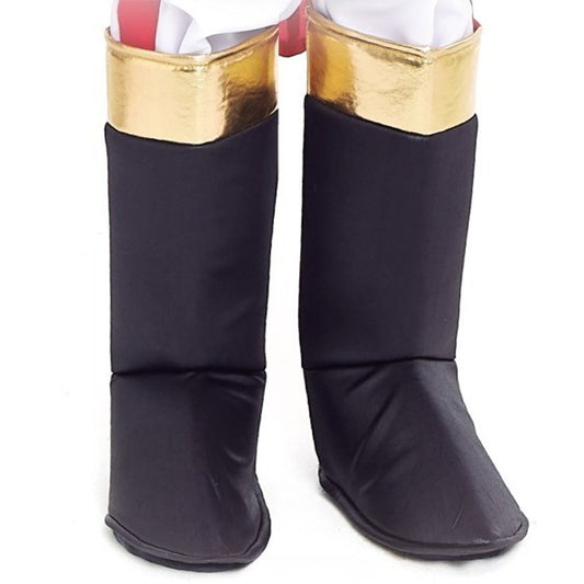 Cubrebotas Negro y Dorado infantil