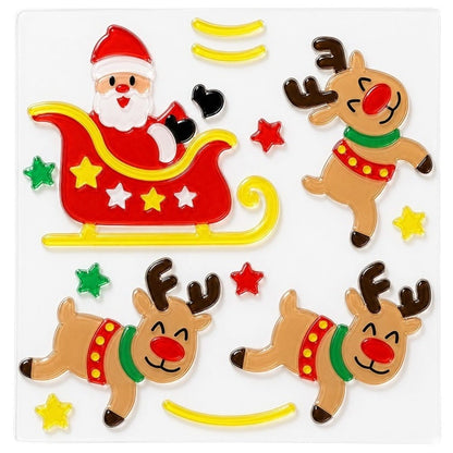 Decoración de Gel Renos Navideños