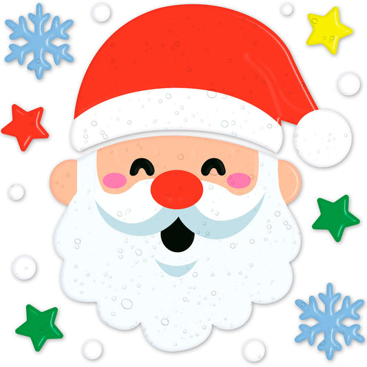 Decoración de Gel Santa Claus