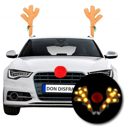 Decoración de Reno Luminoso para coche