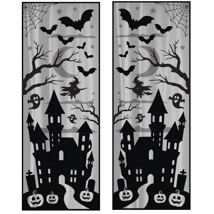 Decoración de Ventana Bruja Siniestra